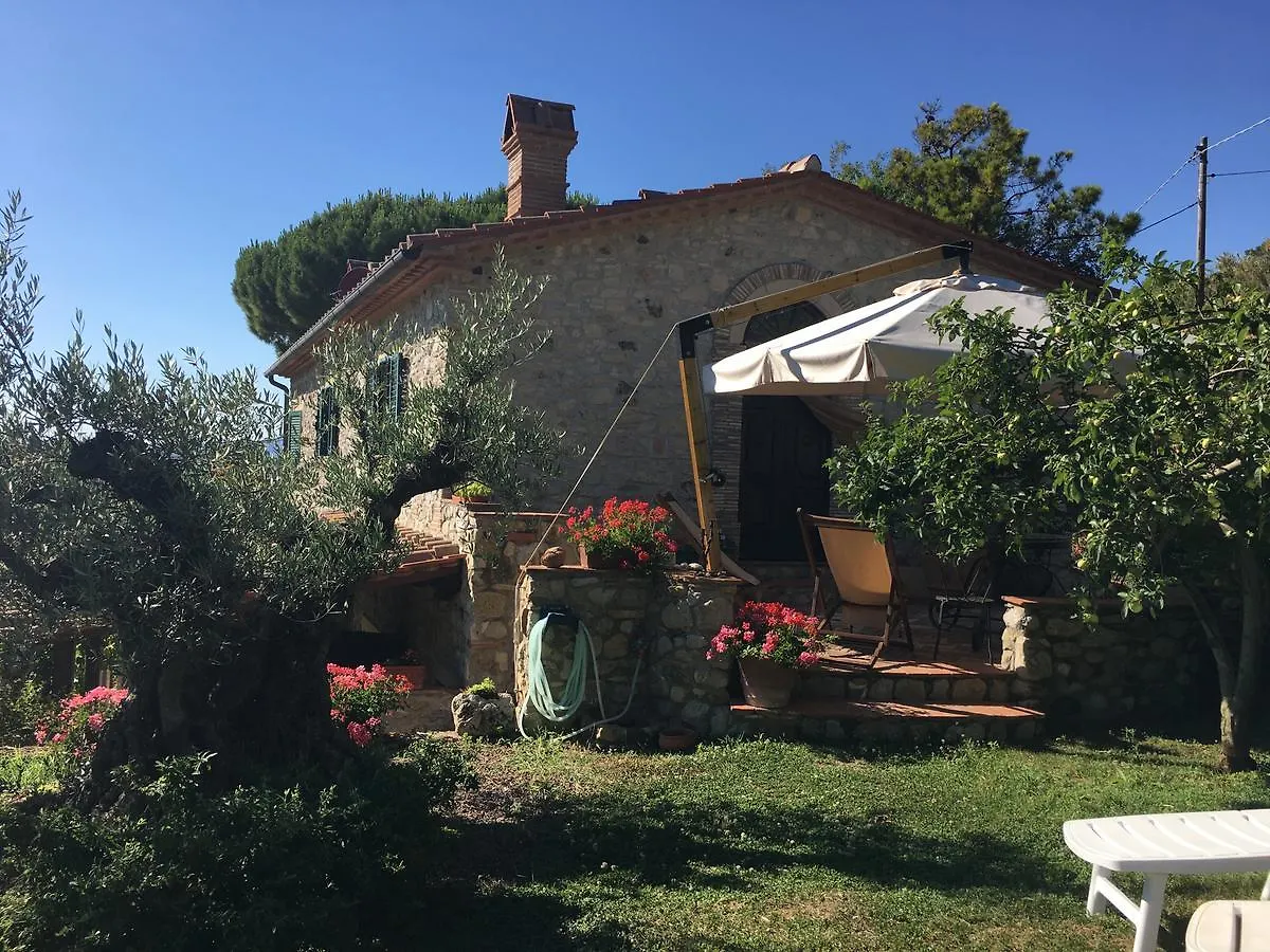 Toscana Tour - Cottage Le Fontacce With Aircon, Sea View Italy
